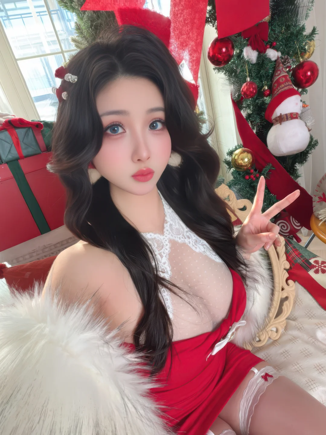 rioko凉凉子 - 2025 Christmas Special (56 photos) - Riokoliang Liang Zi (rioko凉凉子) - Photo 26 of 56