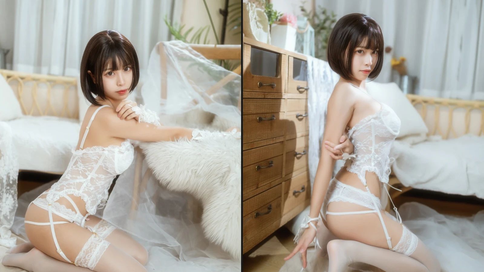 [private] Sanwu Renxing - No.026 White Lace (26 photos)