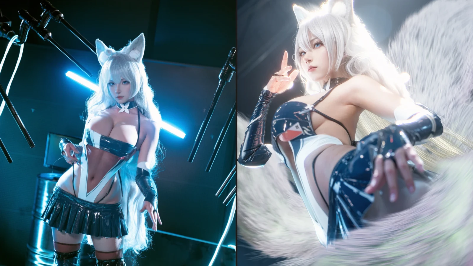 Coser@Seya - Azur Lane Shiranui Racing Ver. (15 photos)