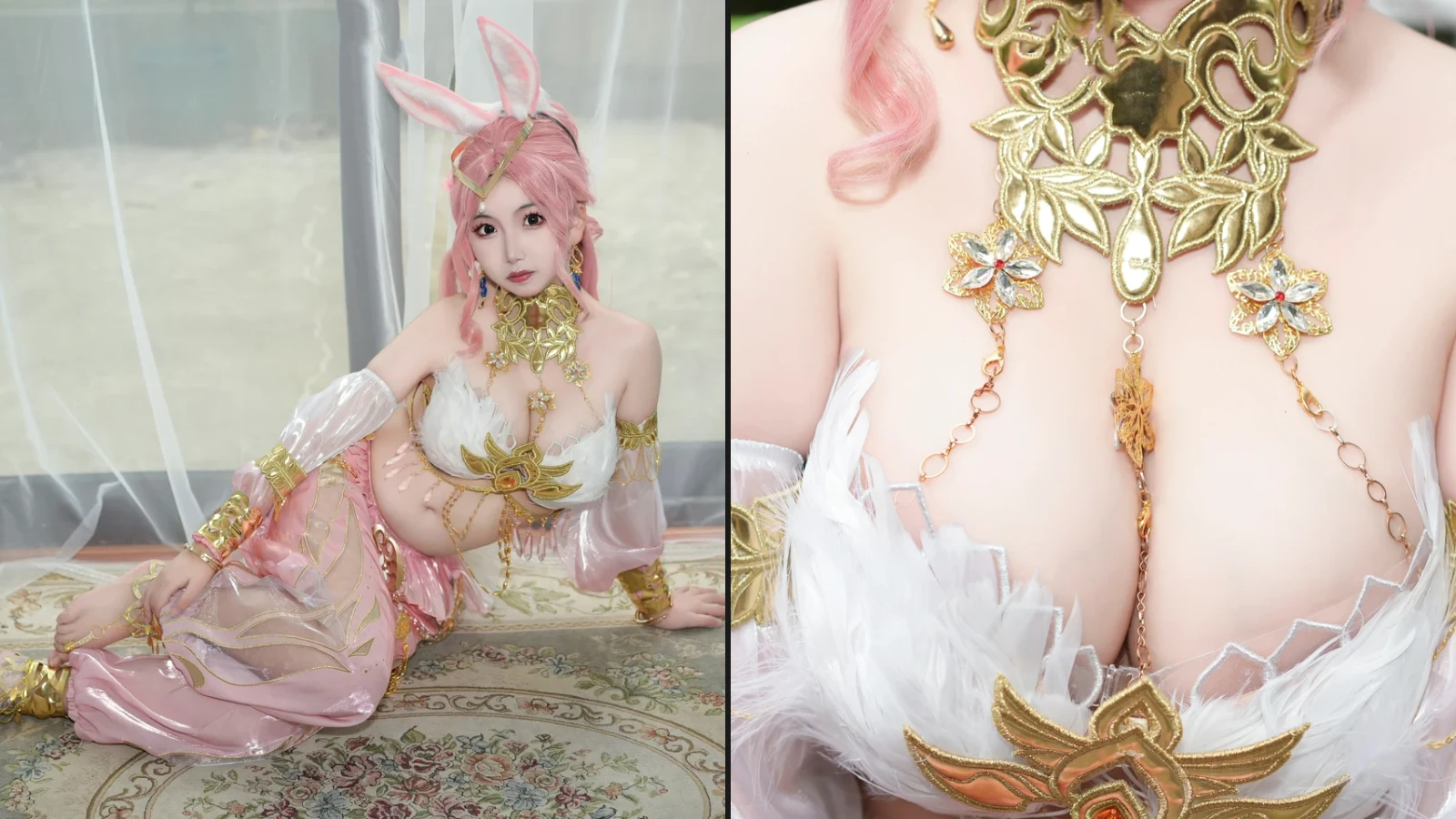 Coser@香草奶喵 - No.013 永劫无间 迦南兔子 (38 photos)