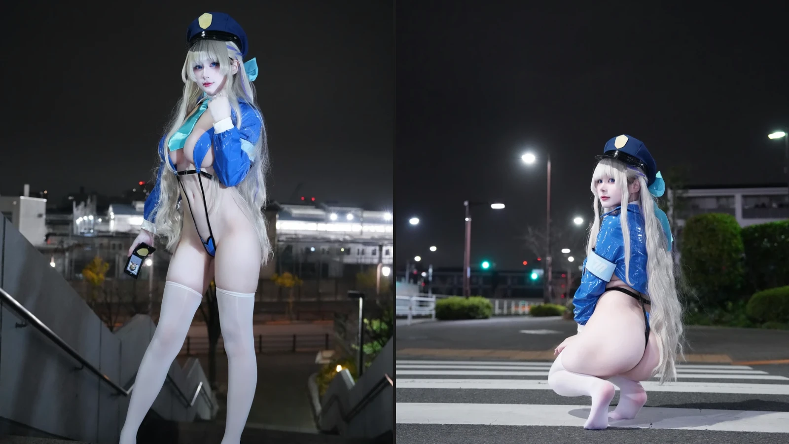 Coser@幼愛Youmeko No 032 蔚蓝档案 飞鸟马时女警 (15 photos)