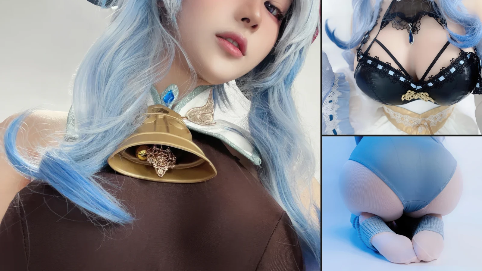 Coser@幼愛Youmeko - No.034 原神 甘雨 (54 photos)