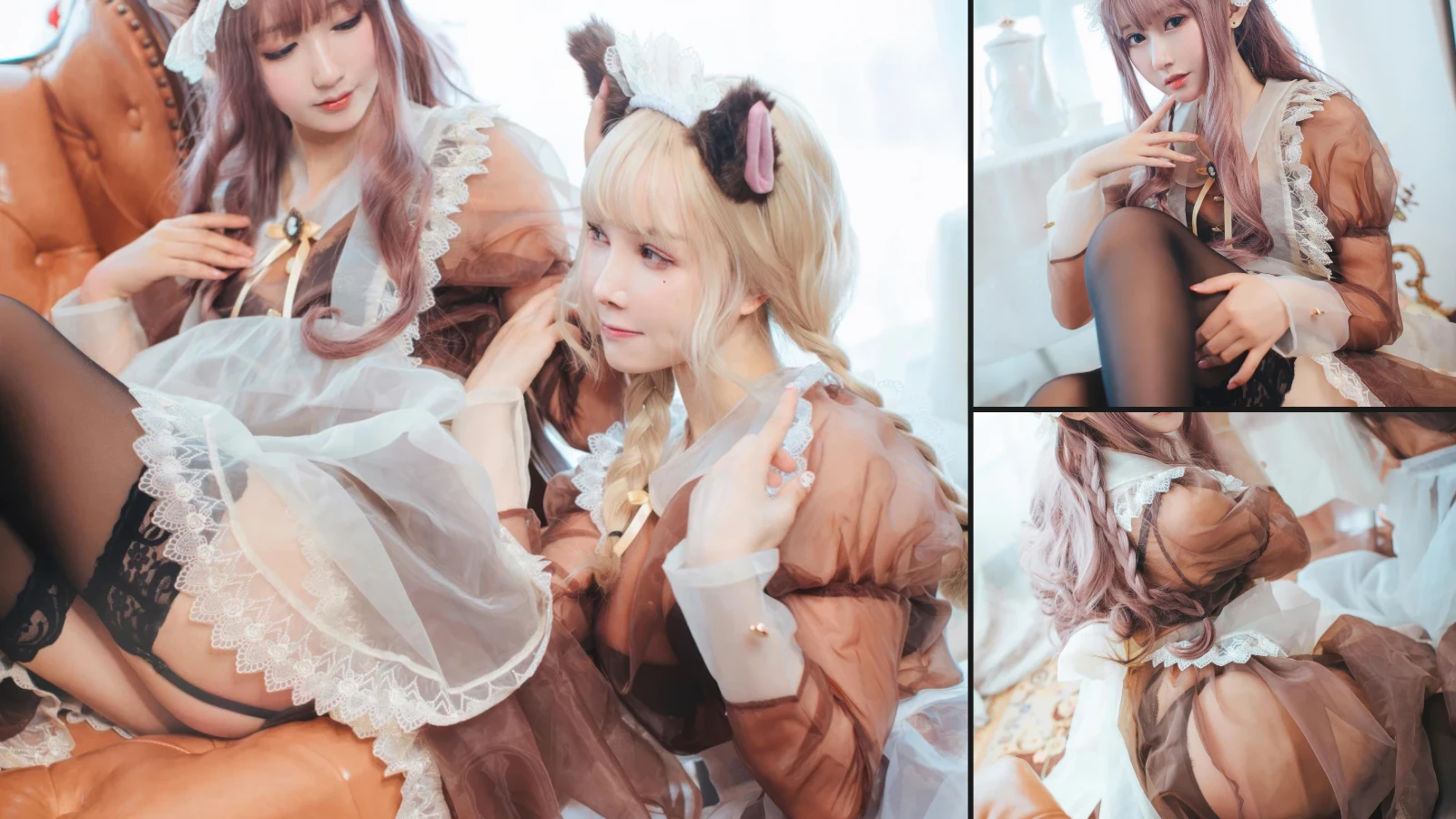 [uniform] 羽生三未 &一千只猫薄荷 透明女仆 (32 photos)
