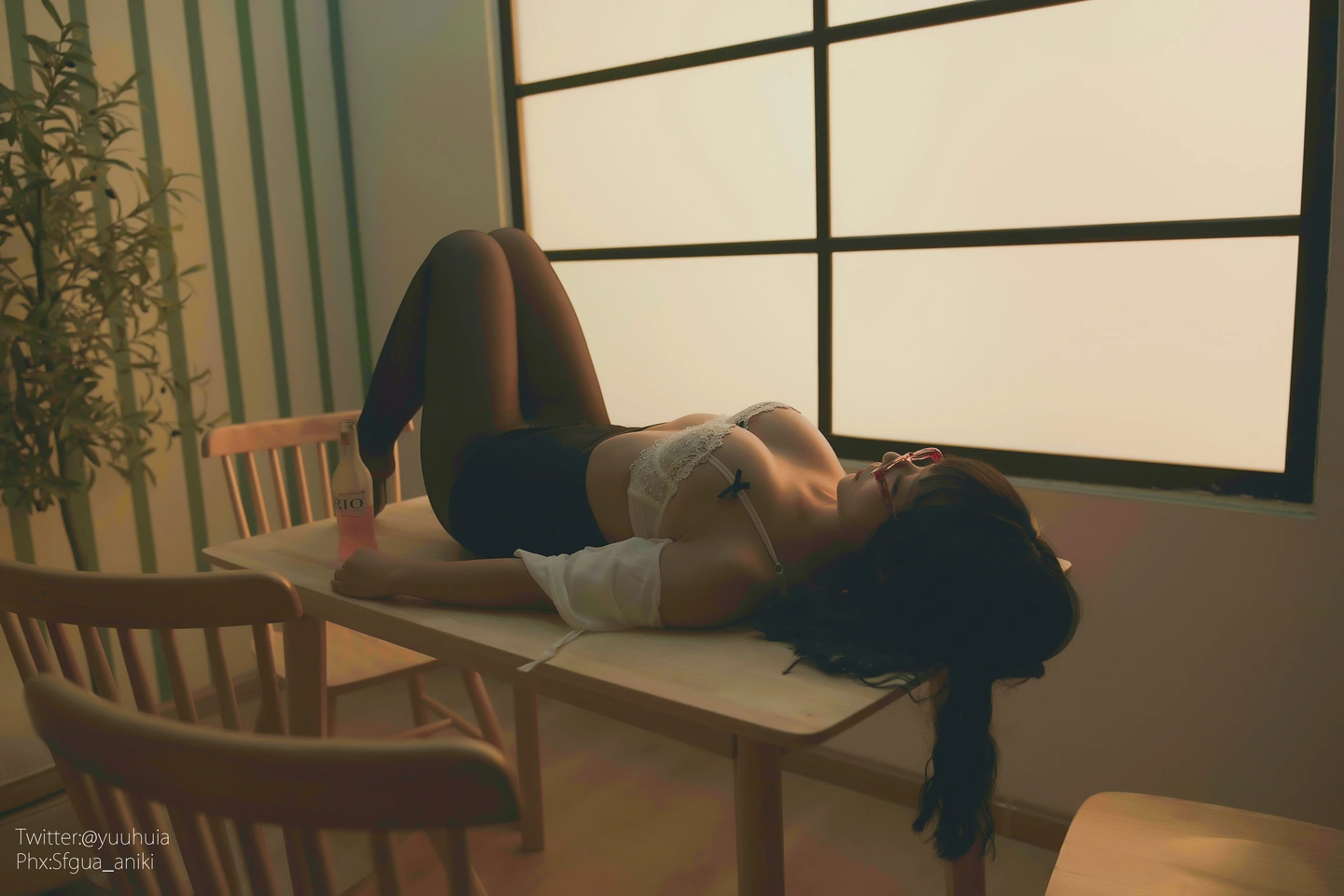 yuuhui玉汇 – NO.002 宿醉 (88 photos) - Yuuhuiyu Hui (yuuhui玉汇) - Photo 7 of 88