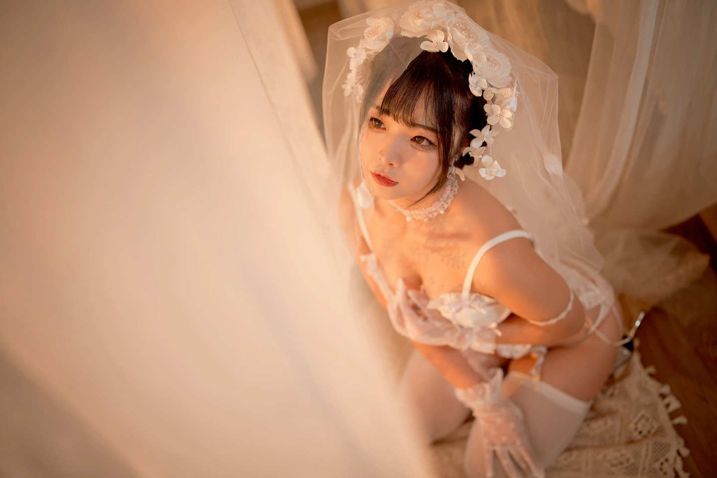 yuuhui – NO.004 Pure White Bride (60 photos) - Yuuhuiyu Hui (yuuhui玉汇) - Photo 7 of 60