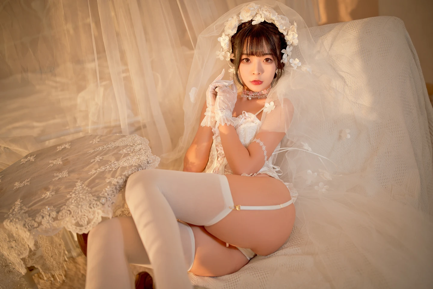 yuuhui – NO.004 Pure White Bride (60 photos) - Yuuhuiyu Hui (yuuhui玉汇) - Photo 9 of 60