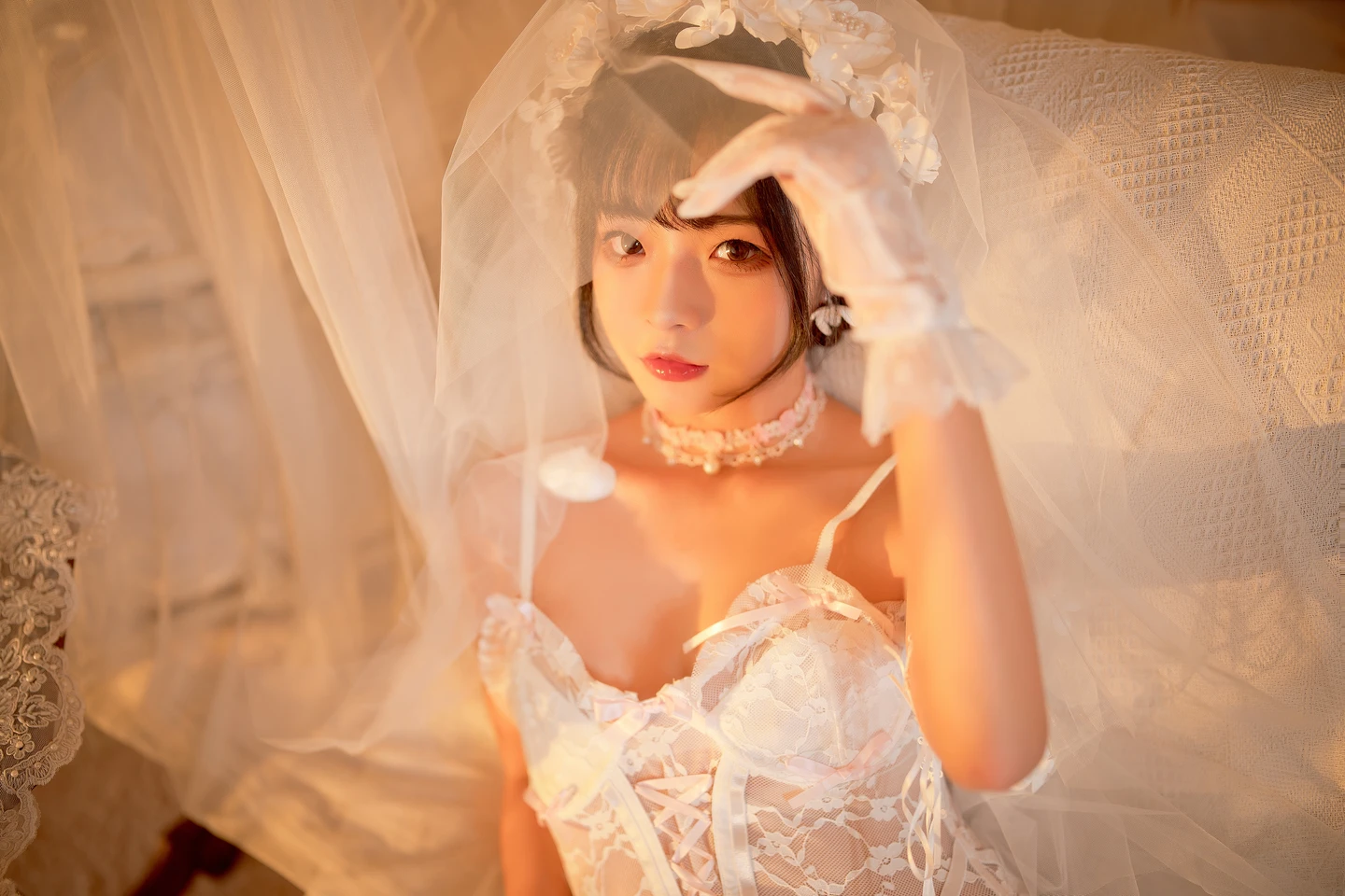 yuuhui – NO.004 Pure White Bride (60 photos) - Yuuhuiyu Hui (yuuhui玉汇) - Photo 16 of 60