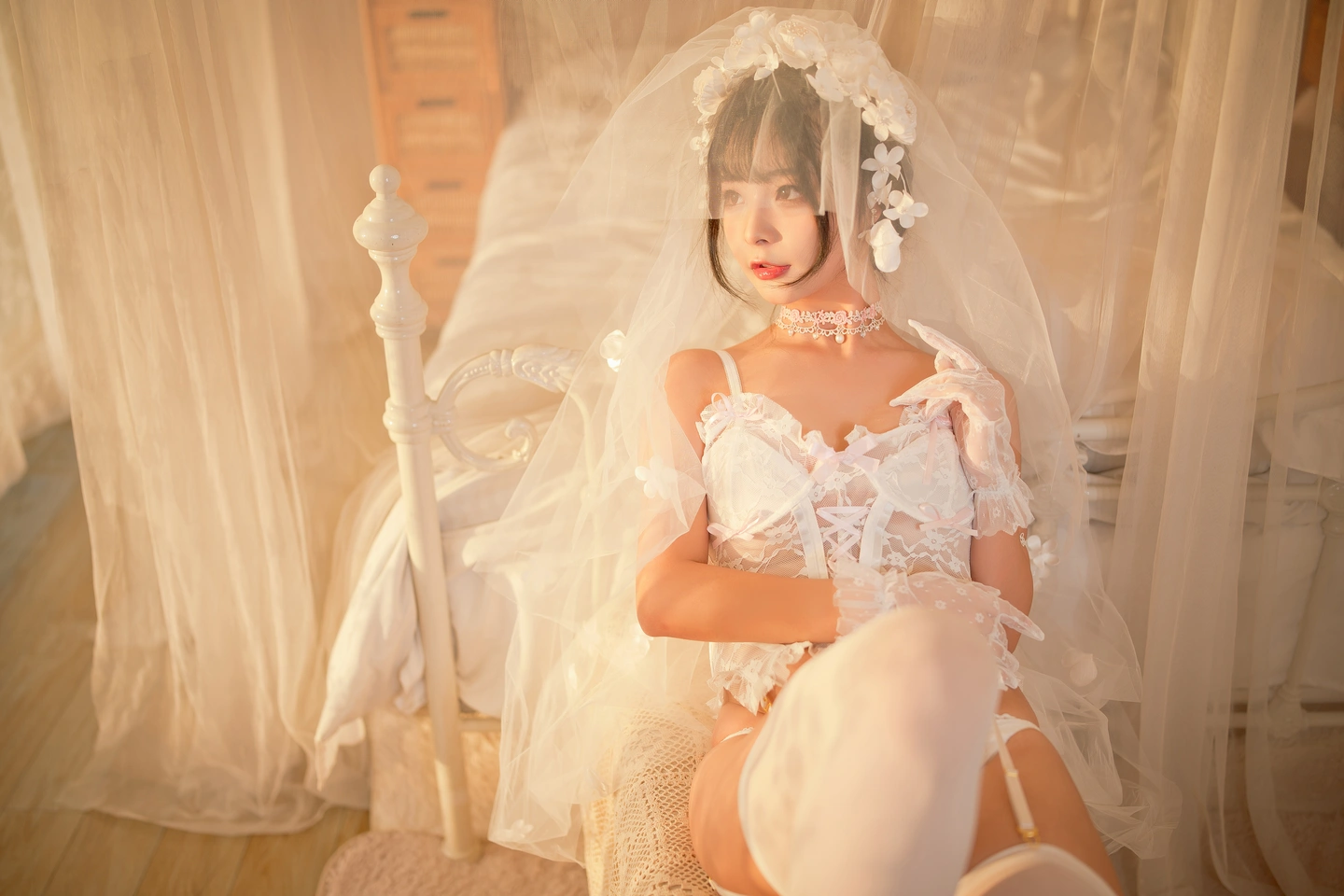 yuuhui – NO.004 Pure White Bride (60 photos) - Yuuhuiyu Hui (yuuhui玉汇) - Photo 22 of 60