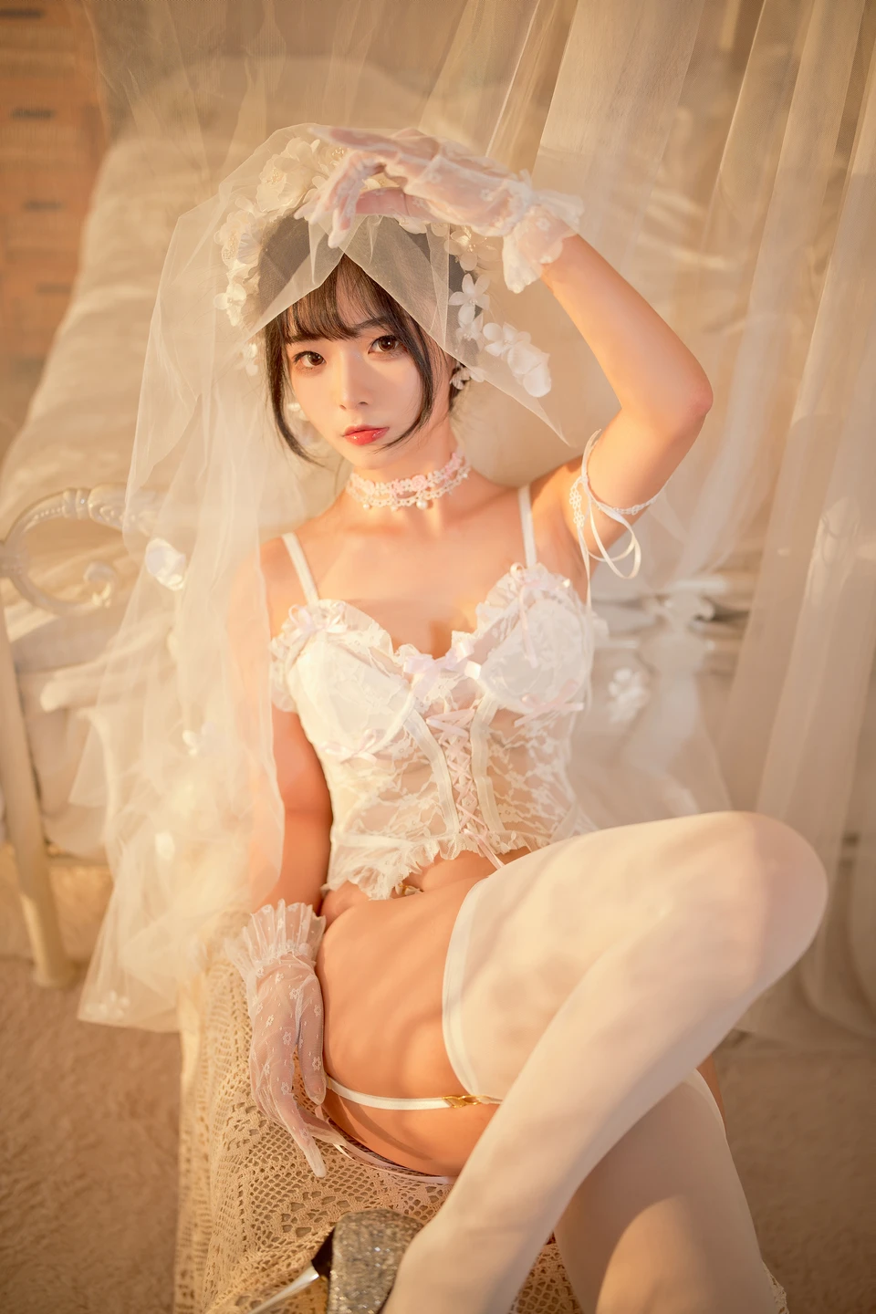 yuuhui – NO.004 Pure White Bride (60 photos) - Yuuhuiyu Hui (yuuhui玉汇) - Photo 23 of 60