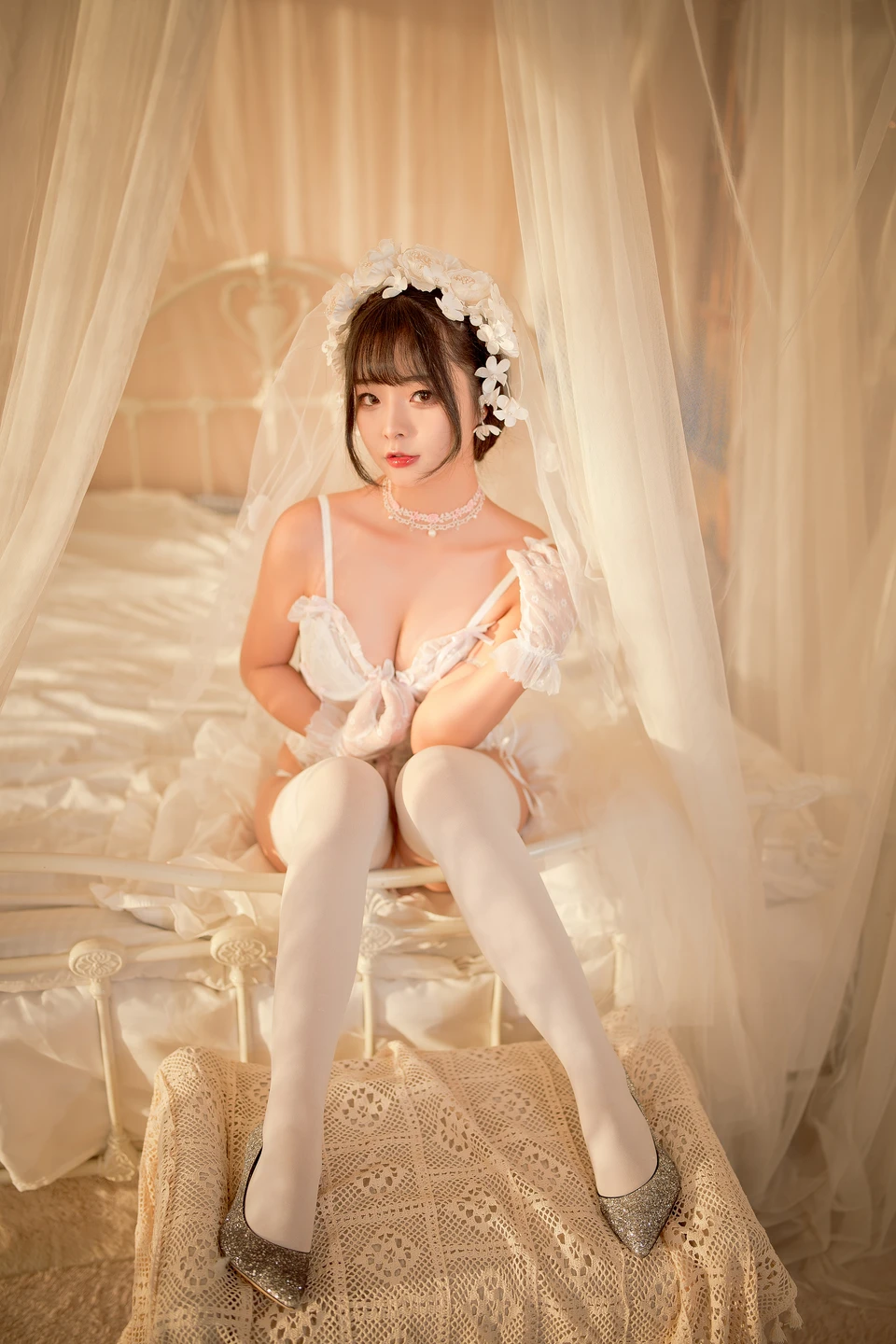 yuuhui – NO.004 Pure White Bride (60 photos) - Yuuhuiyu Hui (yuuhui玉汇) - Photo 28 of 60