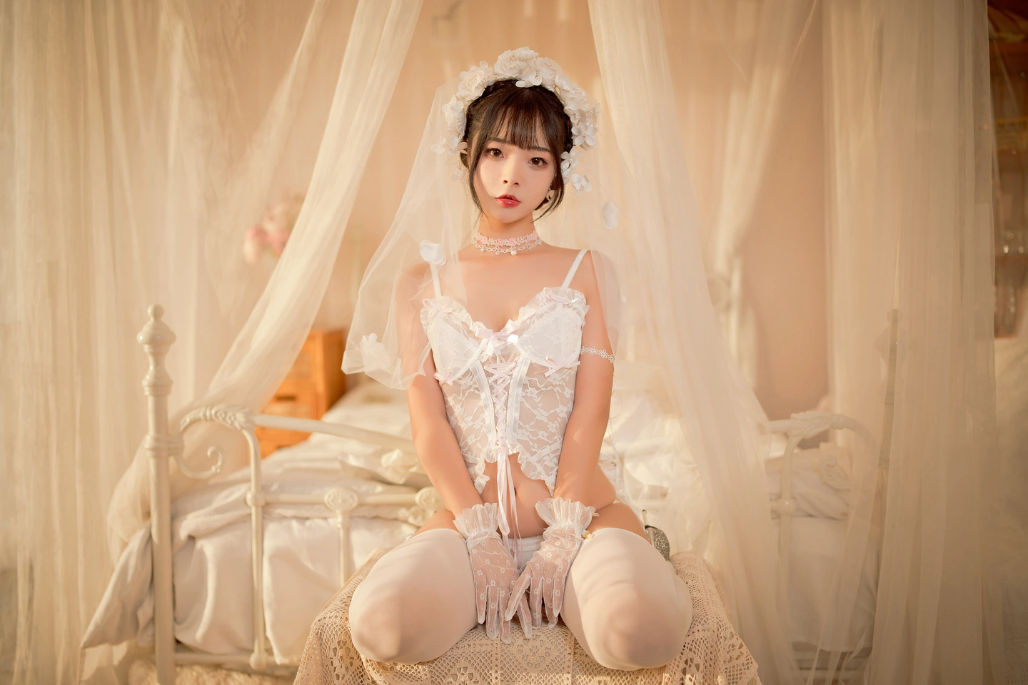 yuuhui – NO.004 Pure White Bride (60 photos) - Yuuhuiyu Hui (yuuhui玉汇) - Photo 29 of 60