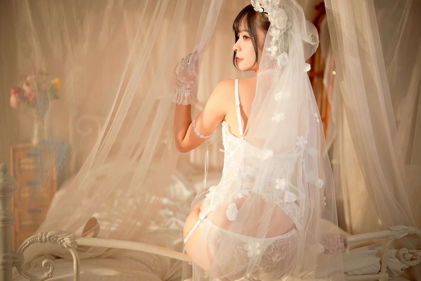 yuuhui – NO.004 Pure White Bride (60 photos) - Yuuhuiyu Hui (yuuhui玉汇) - Photo 38 of 60