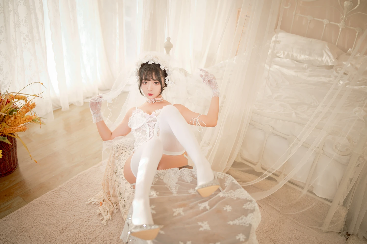 yuuhui – NO.004 Pure White Bride (60 photos) - Yuuhuiyu Hui (yuuhui玉汇) - Photo 54 of 60
