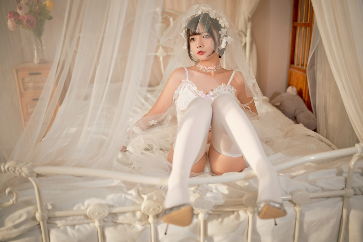 yuuhui – NO.004 Pure White Bride (60 photos) - Yuuhuiyu Hui (yuuhui玉汇) - Photo 59 of 60