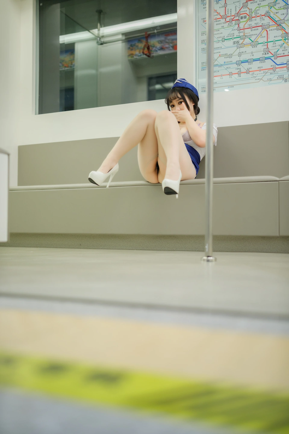 yuuhui玉汇 – NO.007 & Hu Tao Cat Train (164 photos) - Yuuhuiyu Hui (yuuhui玉汇) - Photo 24 of 164