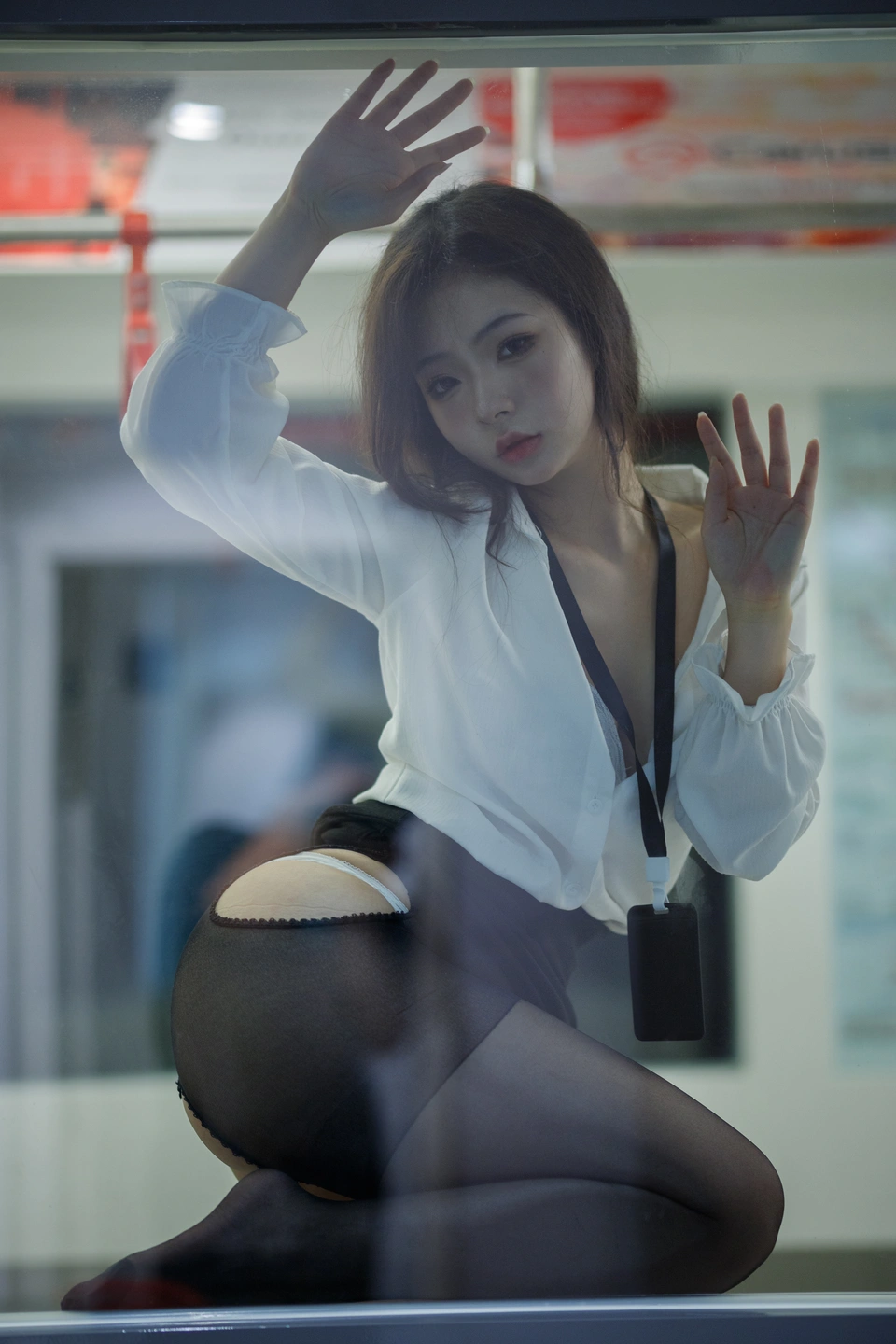 yuuhui玉汇 – NO.007 & Hu Tao Cat Train (164 photos) - Yuuhuiyu Hui (yuuhui玉汇) - Photo 59 of 164