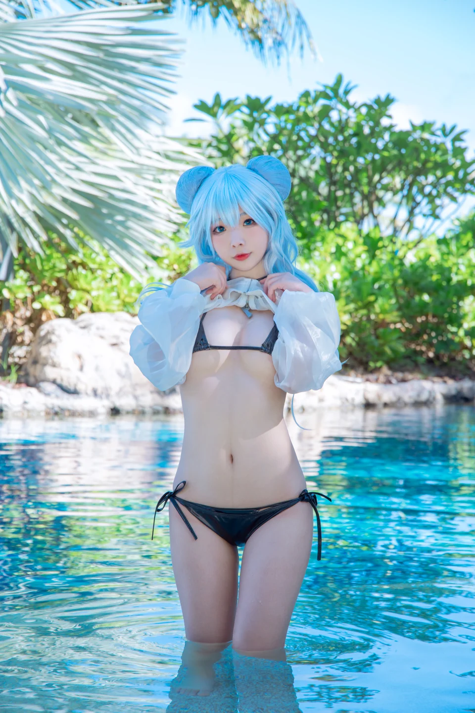 yuuhui玉汇 – NO.010 PA15 Swimsuit (27 photos) - Yuuhuiyu Hui (yuuhui玉汇) - Photo 17 of 27