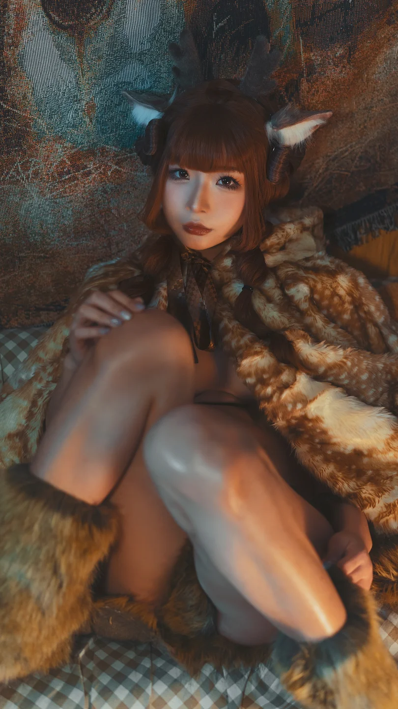 yuuhui玉汇 – NO.011 Christmas Reindeer Beast Ears (110 photos) - Yuuhuiyu Hui (yuuhui玉汇) - Photo 8 of 110