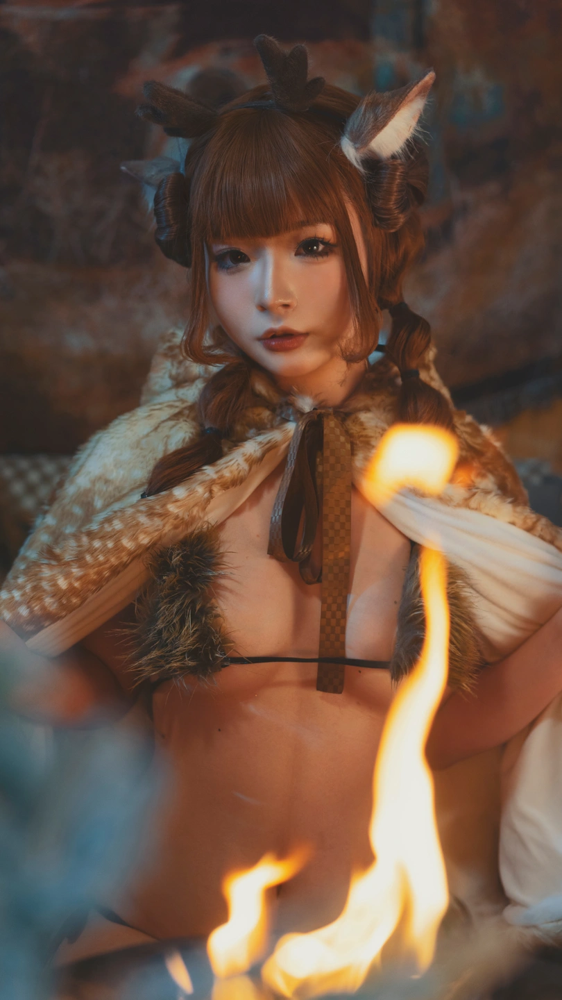 yuuhui玉汇 – NO.011 Christmas Reindeer Beast Ears (110 photos) - Yuuhuiyu Hui (yuuhui玉汇) - Photo 14 of 110