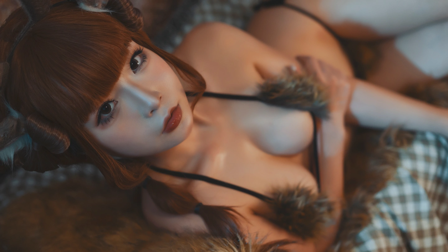 yuuhui玉汇 – NO.011 Christmas Reindeer Beast Ears (110 photos) - Yuuhuiyu Hui (yuuhui玉汇) - Photo 44 of 110