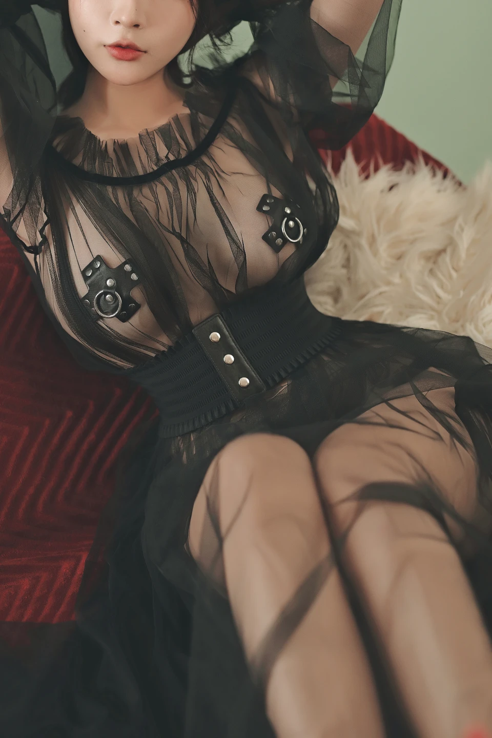 yuuhui玉汇 – NO.021 Aizen no Kami Black Silk Sheer + Rope Bondage (104 photos) - Yuuhuiyu Hui (yuuhui玉汇) - Photo 3 of 104
