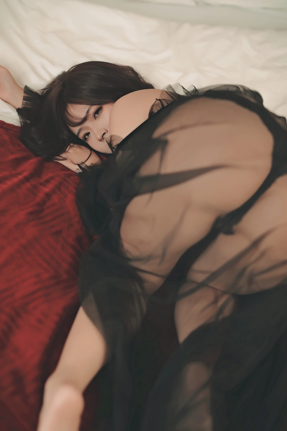 yuuhui玉汇 – NO.021 Aizen no Kami Black Silk Sheer + Rope Bondage (104 photos) - Yuuhuiyu Hui (yuuhui玉汇) - Photo 55 of 104