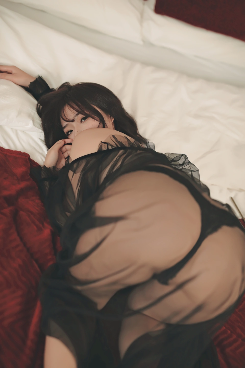 yuuhui玉汇 – NO.021 Aizen no Kami Black Silk Sheer + Rope Bondage (104 photos) - Yuuhuiyu Hui (yuuhui玉汇) - Photo 56 of 104