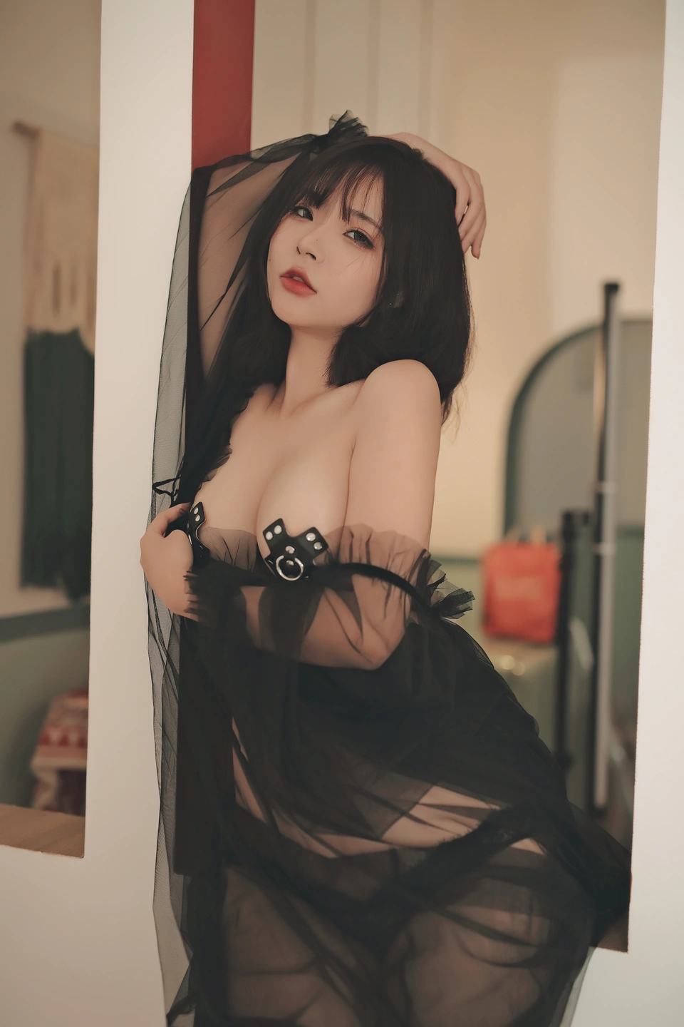yuuhui玉汇 – NO.021 Aizen no Kami Black Silk Sheer + Rope Bondage (104 photos) - Yuuhuiyu Hui (yuuhui玉汇) - Photo 61 of 104