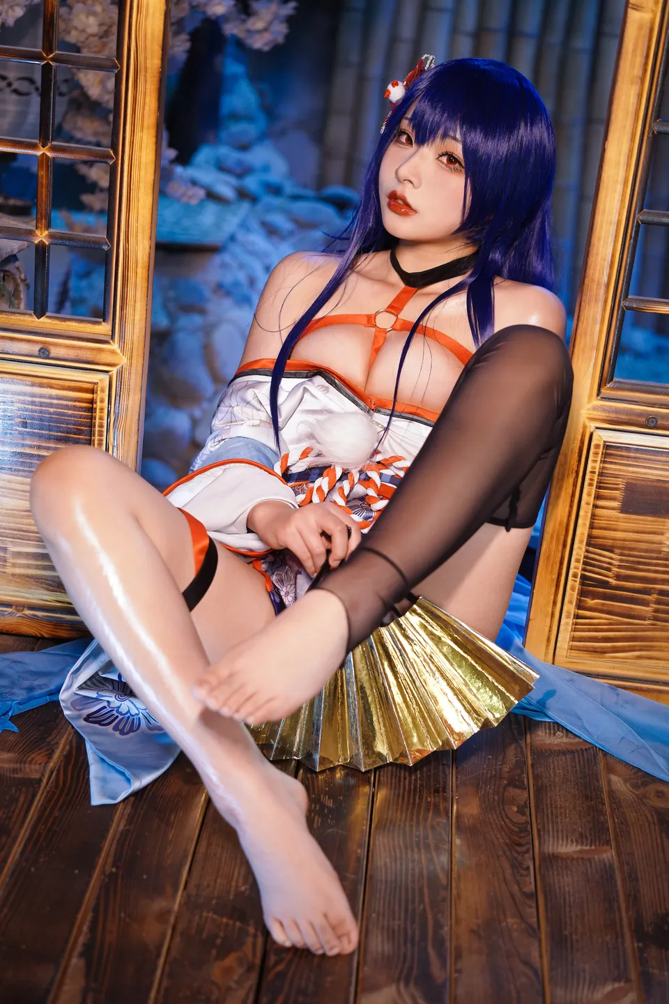 yuuhui玉汇 – NO.028 Erophone Re 真子-和服抹油[82P-957.6M] (82 photos) - Yuuhuiyu Hui (yuuhui玉汇) - Photo 14 of 82