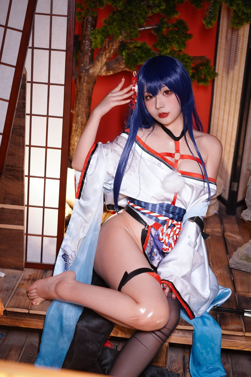 yuuhui玉汇 – NO.028 Erophone Re 真子-和服抹油[82P-957.6M] (82 photos) - Yuuhuiyu Hui (yuuhui玉汇) - Photo 33 of 82
