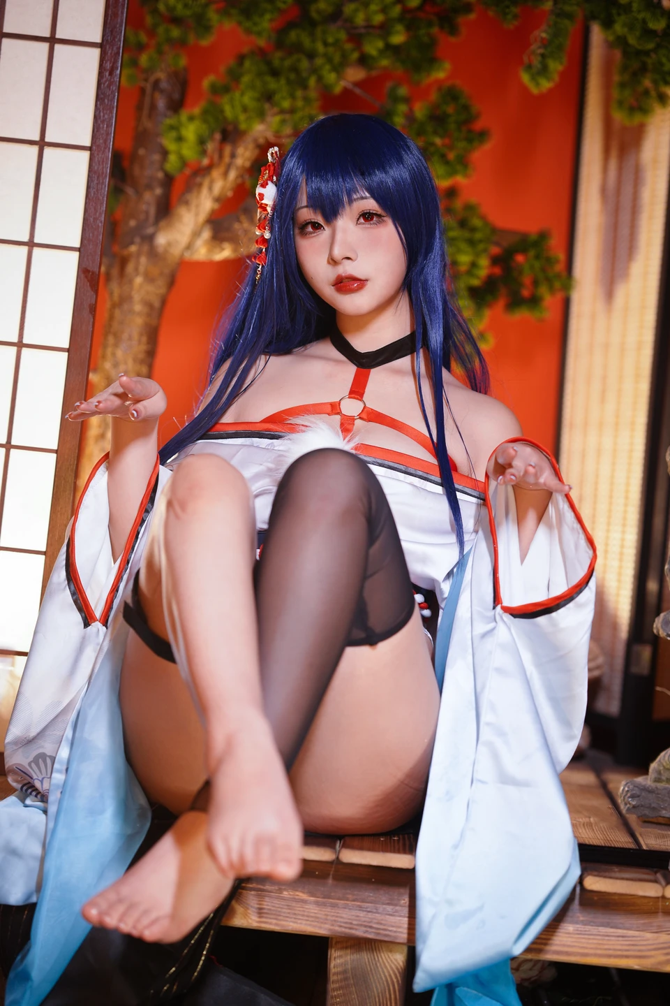 yuuhui玉汇 – NO.028 Erophone Re 真子-和服抹油[82P-957.6M] (82 photos) - Yuuhuiyu Hui (yuuhui玉汇) - Photo 34 of 82