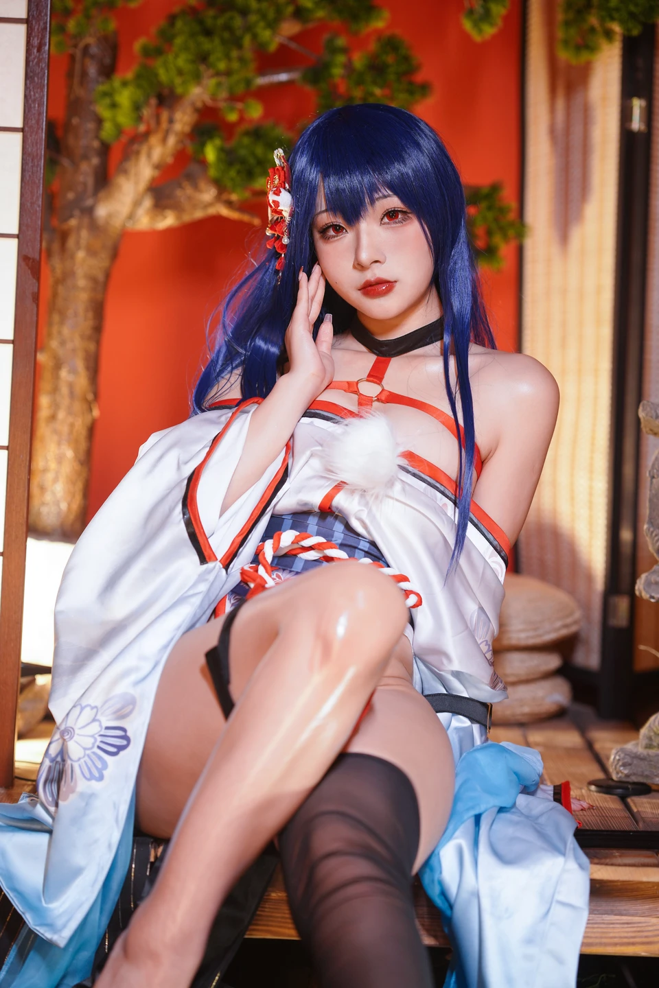 yuuhui玉汇 – NO.028 Erophone Re 真子-和服抹油[82P-957.6M] (82 photos) - Yuuhuiyu Hui (yuuhui玉汇) - Photo 38 of 82