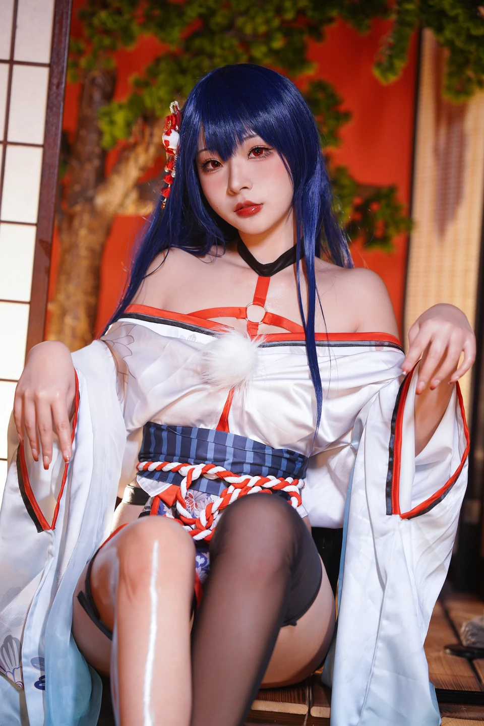 yuuhui玉汇 – NO.028 Erophone Re 真子-和服抹油[82P-957.6M] (82 photos) - Yuuhuiyu Hui (yuuhui玉汇) - Photo 39 of 82