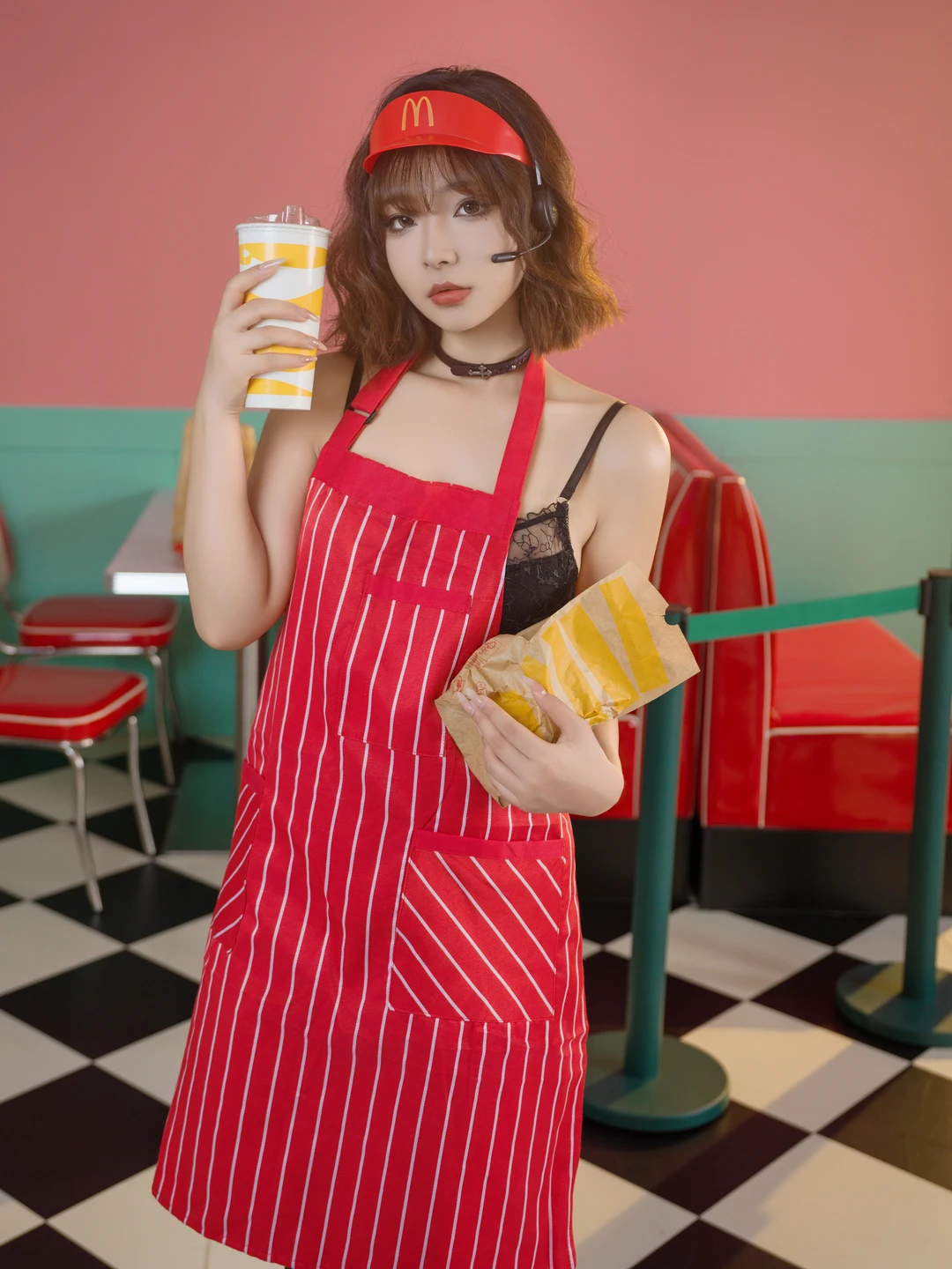 yuuhui玉汇 – No.035 McDonald's Female Waitress [149P / (149 photos) - Yuuhuiyu Hui (yuuhui玉汇) - Photo 6 of 149