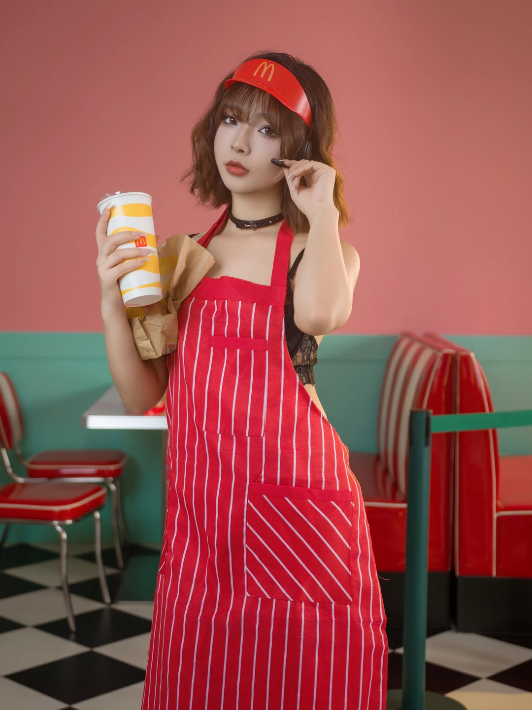 yuuhui玉汇 – No.035 McDonald's Female Waitress [149P / (149 photos) - Yuuhuiyu Hui (yuuhui玉汇) - Photo 7 of 149