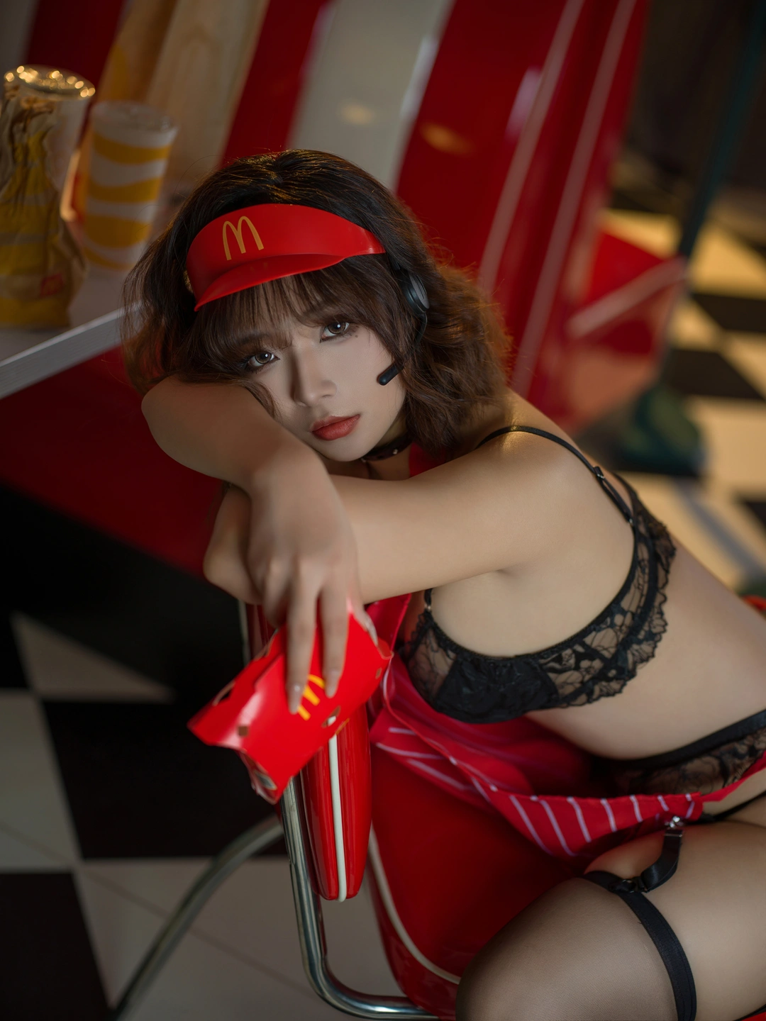 yuuhui玉汇 – No.035 McDonald's Female Waitress [149P / (149 photos) - Yuuhuiyu Hui (yuuhui玉汇) - Photo 40 of 149