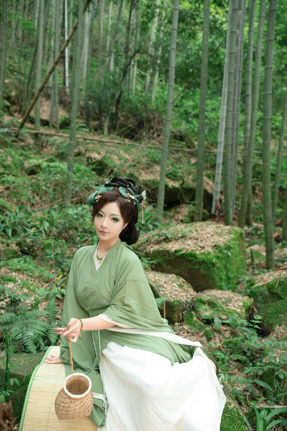 yuuhui玉汇 – NO.064 Dragon Boat Festival Special - Lotus Leaf Fairy [120P2V-1.68G] (120 photos) - Yuuhuiyu Hui (yuuhui玉汇) - Photo 44 of 120