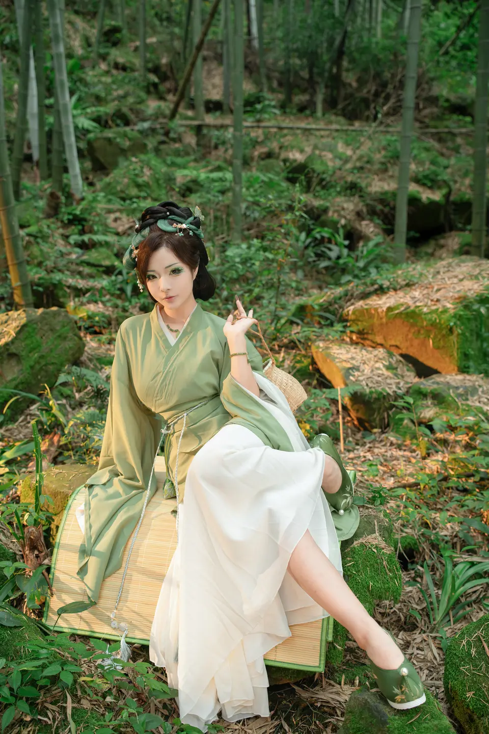 yuuhui玉汇 – NO.064 Dragon Boat Festival Special - Lotus Leaf Fairy [120P2V-1.68G] (120 photos) - Yuuhuiyu Hui (yuuhui玉汇) - Photo 66 of 120