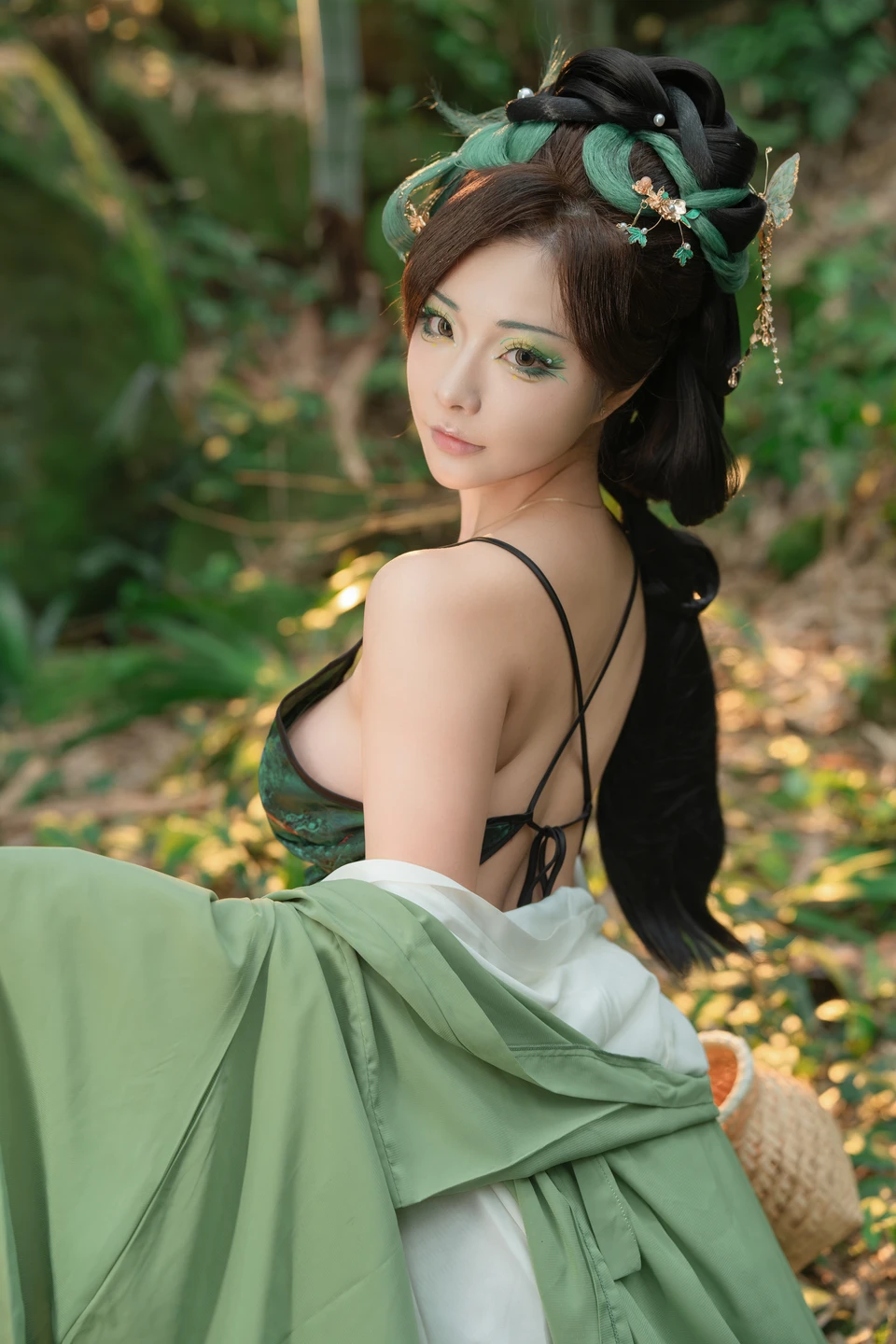 yuuhui玉汇 – NO.064 Dragon Boat Festival Special - Lotus Leaf Fairy [120P2V-1.68G] (120 photos) - Yuuhuiyu Hui (yuuhui玉汇) - Photo 76 of 120