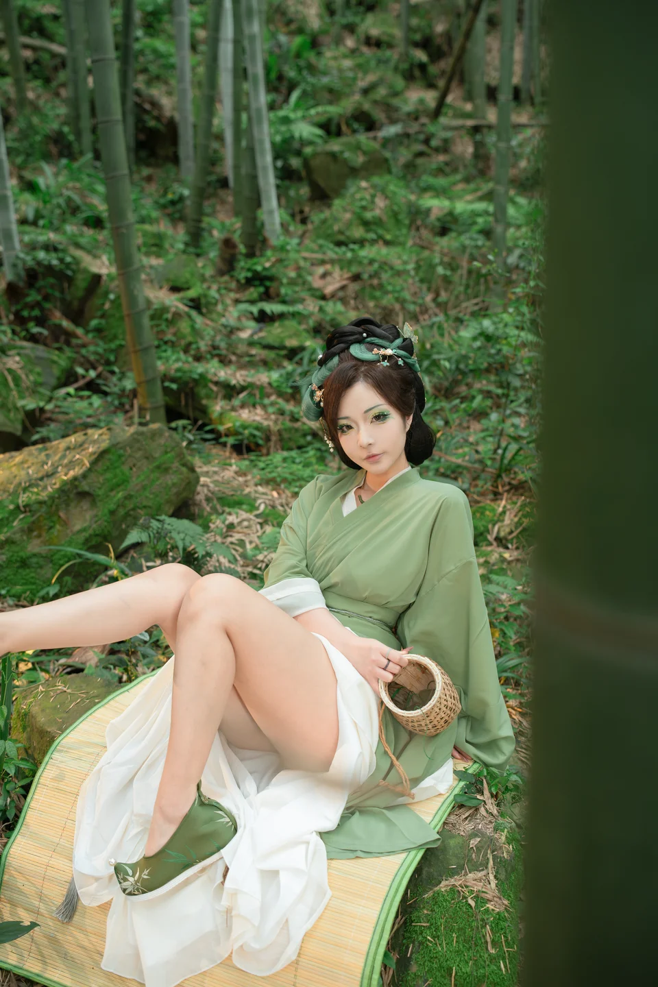 yuuhui玉汇 – NO.064 Dragon Boat Festival Special - Lotus Leaf Fairy [120P2V-1.68G] (120 photos) - Yuuhuiyu Hui (yuuhui玉汇) - Photo 77 of 120