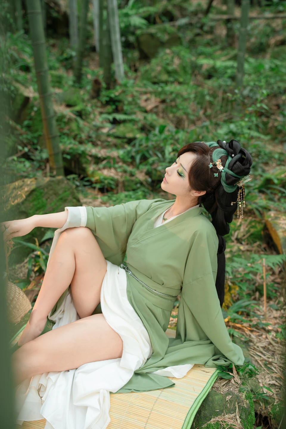 yuuhui玉汇 – NO.064 Dragon Boat Festival Special - Lotus Leaf Fairy [120P2V-1.68G] (120 photos) - Yuuhuiyu Hui (yuuhui玉汇) - Photo 88 of 120