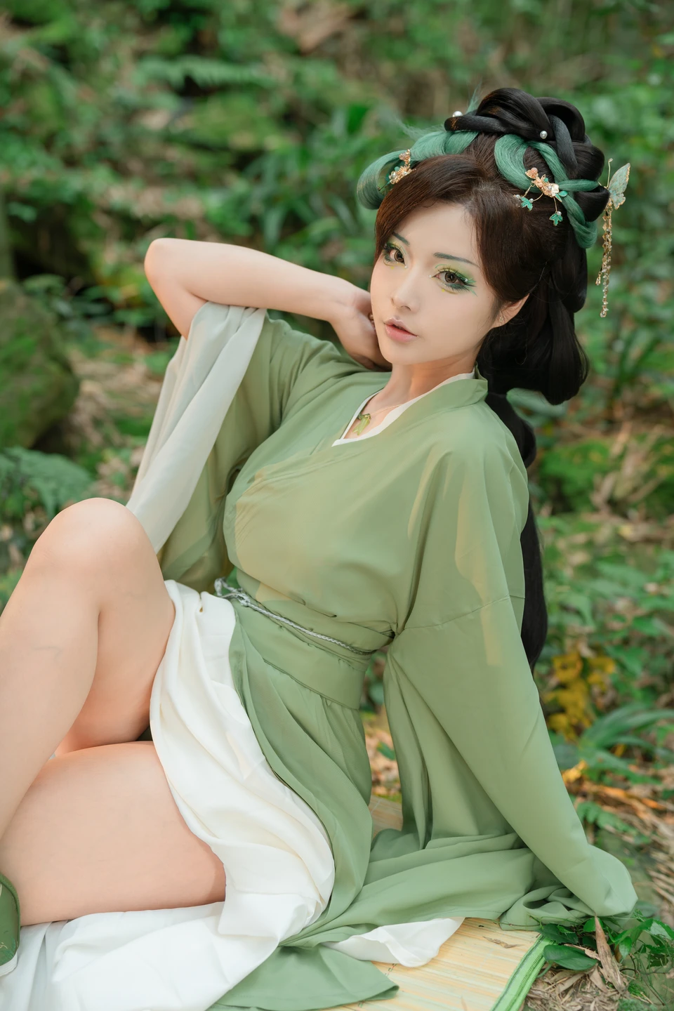 yuuhui玉汇 – NO.064 Dragon Boat Festival Special - Lotus Leaf Fairy [120P2V-1.68G] (120 photos) - Yuuhuiyu Hui (yuuhui玉汇) - Photo 99 of 120