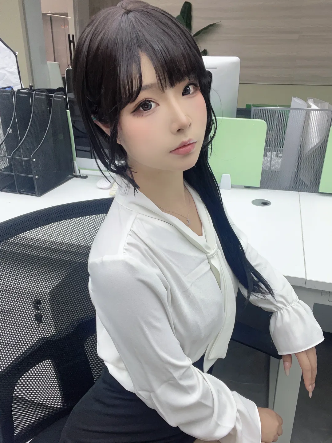 yuuhui – NO.082 [Patreon] Thoughtful Secretary [37P-216.4M] (37 photos) - Yuuhuiyu Hui (yuuhui玉汇) - Photo 5 of 37