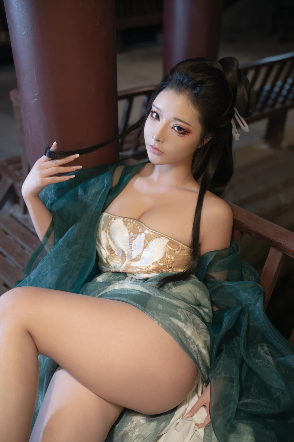 yuuhui玉汇 – NO.085 The Final Chapter of Willow-Like Smoke (136 photos) - Yuuhuiyu Hui (yuuhui玉汇) - Photo 13 of 136