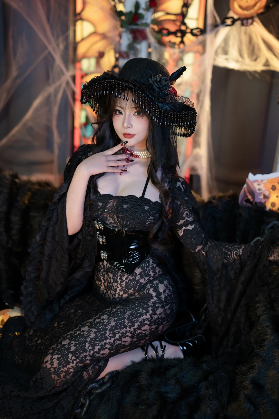 yuuhui玉汇 – NO.087 Halloween Special Witch's Crazy Night [133P-1V-948M] (133 photos) - Yuuhuiyu Hui (yuuhui玉汇) - Photo 8 of 133