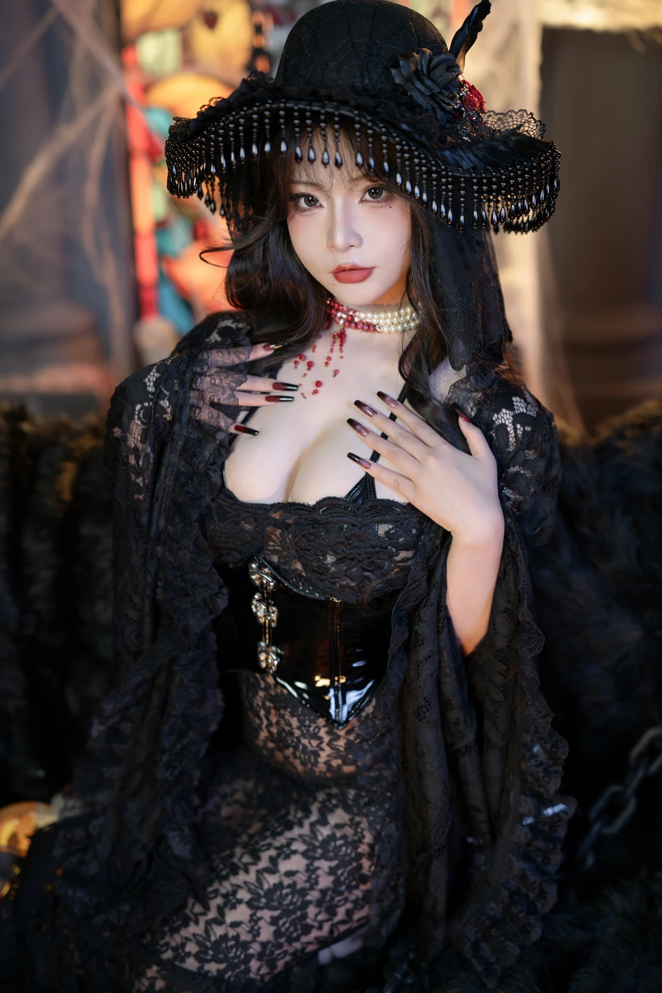 yuuhui玉汇 – NO.087 Halloween Special Witch's Crazy Night [133P-1V-948M] (133 photos) - Yuuhuiyu Hui (yuuhui玉汇) - Photo 11 of 133