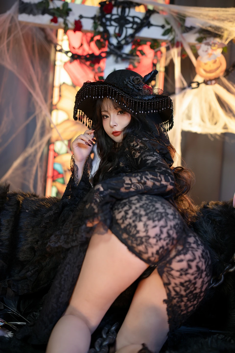yuuhui玉汇 – NO.087 Halloween Special Witch's Crazy Night [133P-1V-948M] (133 photos) - Yuuhuiyu Hui (yuuhui玉汇) - Photo 15 of 133
