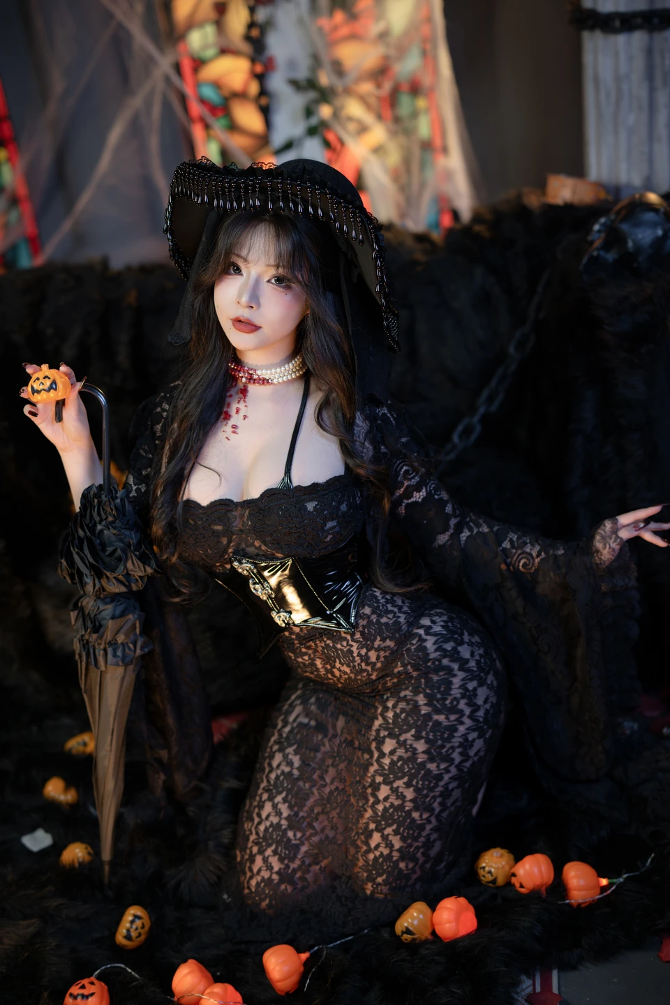 yuuhui玉汇 – NO.087 Halloween Special Witch's Crazy Night [133P-1V-948M] (133 photos) - Yuuhuiyu Hui (yuuhui玉汇) - Photo 30 of 133