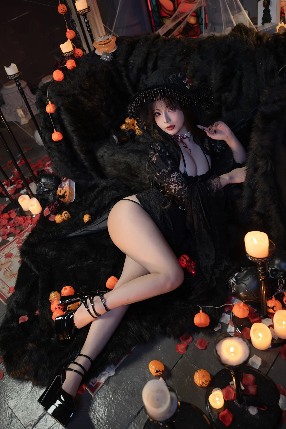 yuuhui玉汇 – NO.087 Halloween Special Witch's Crazy Night [133P-1V-948M] (133 photos) - Yuuhuiyu Hui (yuuhui玉汇) - Photo 47 of 133