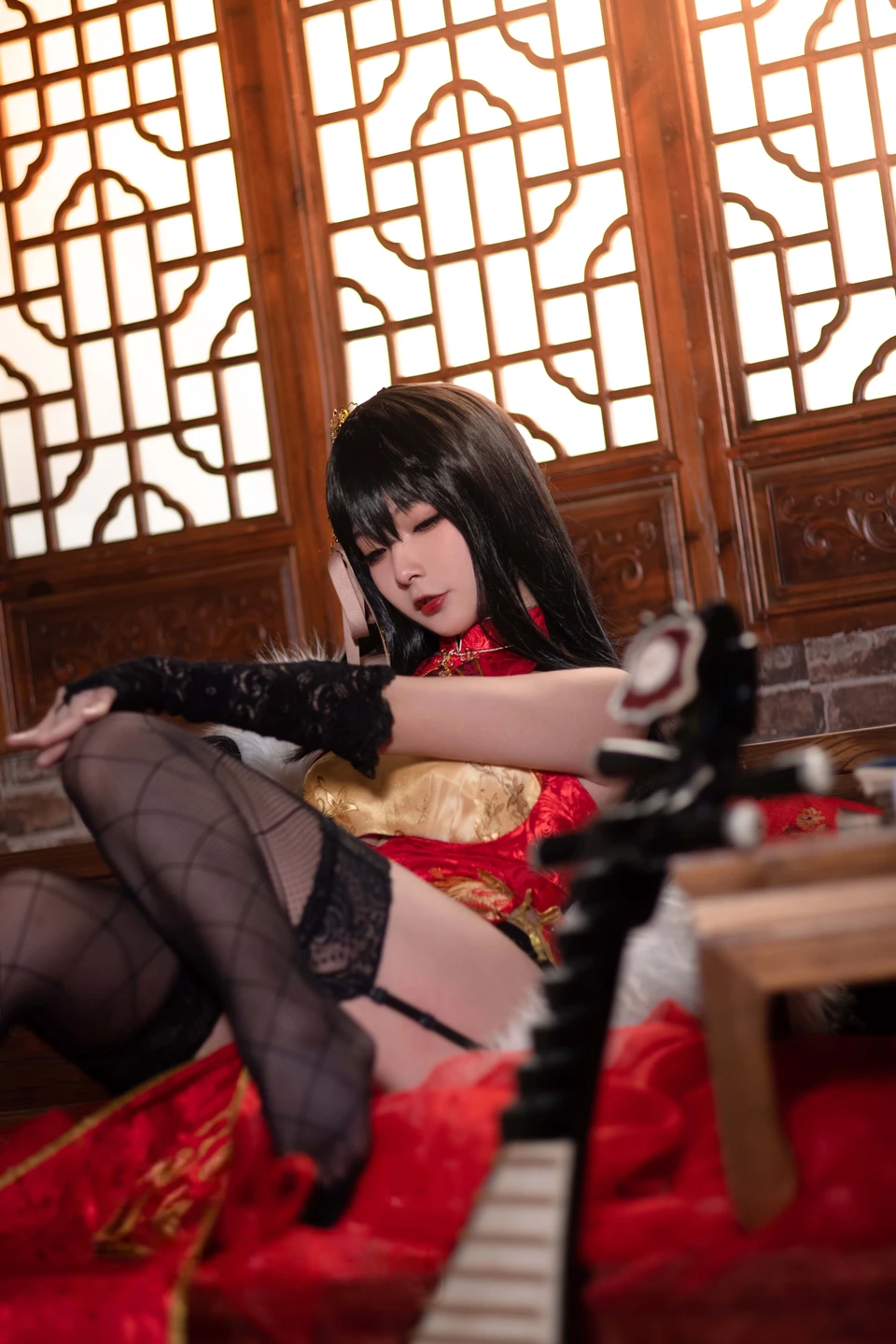 yuuhui玉汇 – NO.094 Azur Lane Taihō Cheongsam [23P-148M] (23 photos) - Yuuhuiyu Hui (yuuhui玉汇) - Photo 4 of 23